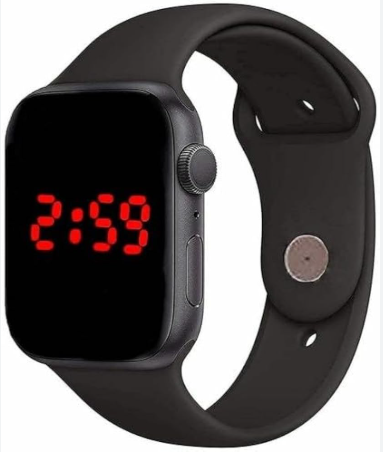 LED Digital Watch for Kids (Black, Pack of 1)
