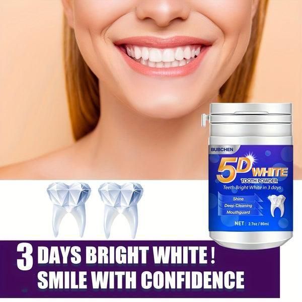 Teeth Whitening Powder Pack of 3 – 50ml Each | Deep Cleaning & Natural Stain Removal | Brightens Teeth & Freshens Breath | Total 150ml