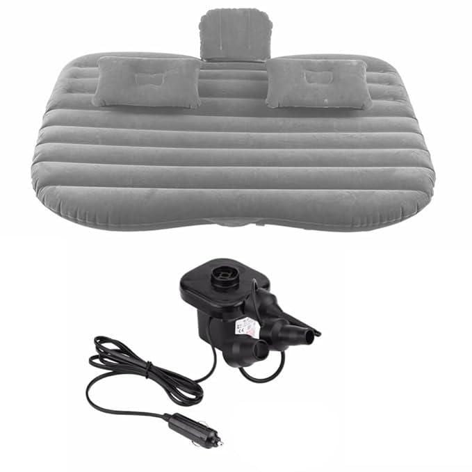 Car Travel Bed Mattress with 2 Air Pillows | Portable, Foldable, Quick Inflation/Deflation
