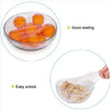Plastic Bags - Reusable Elastic Food Storage Plastic Covers (Pack of 100)