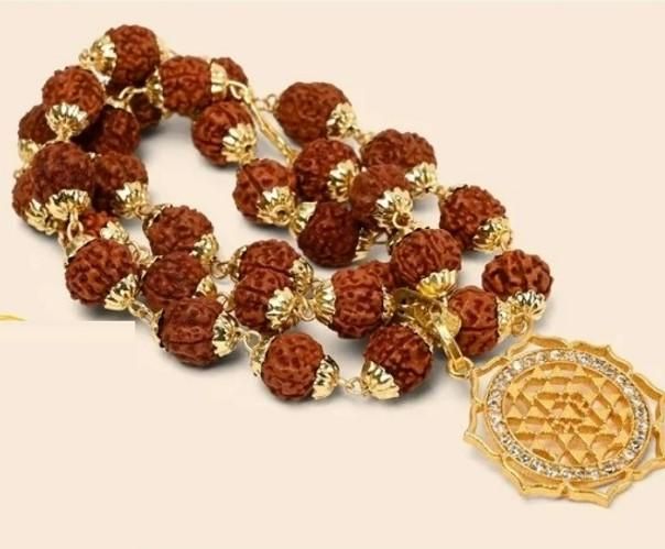 Sankatmochan Siddhi Mala with Pendant – Spiritual Alloy Mala for Men | Free Size | Pack of 1