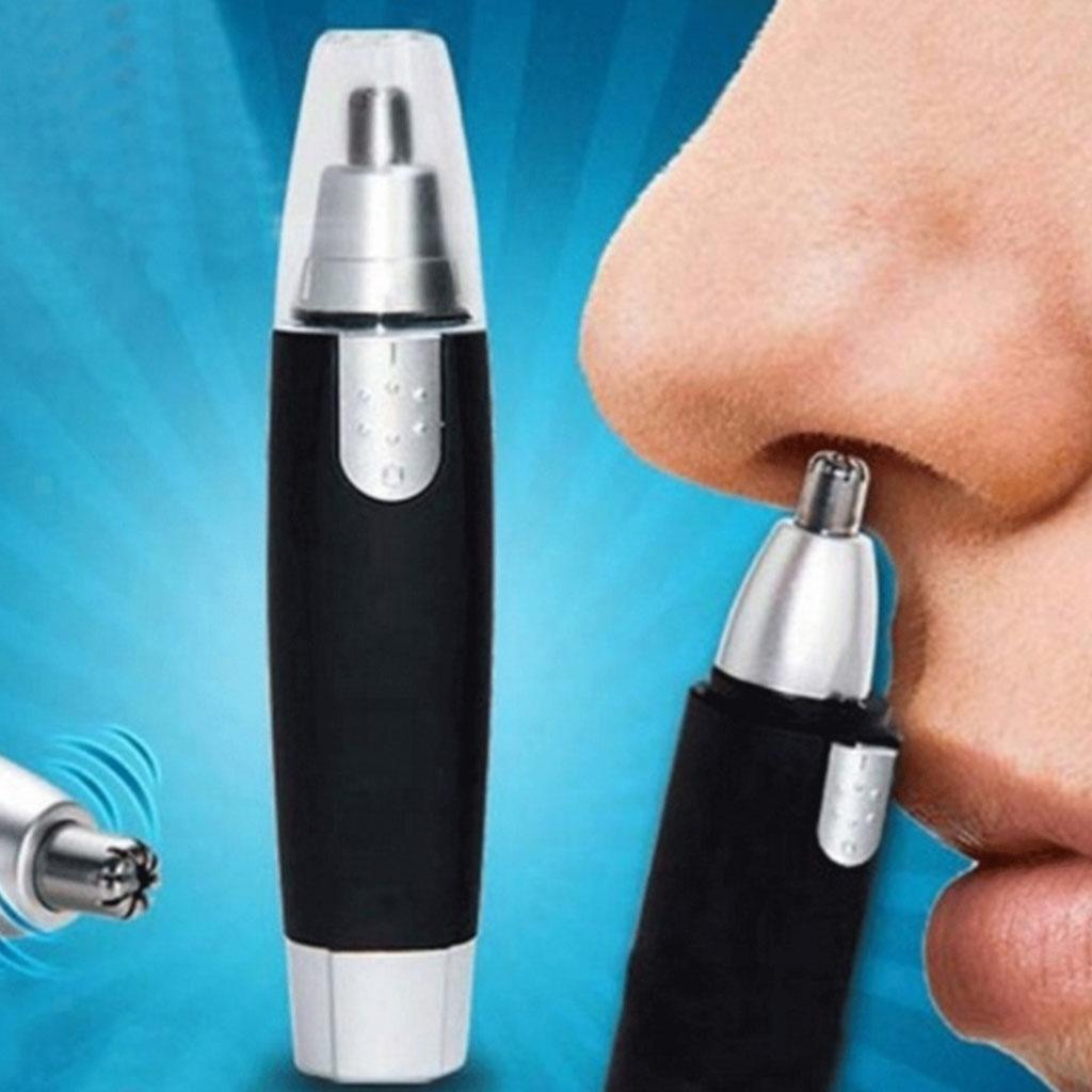 Nose Hair Trimmer Battery-Operated Ear and Nose Hair Trimmer Clipper Painless |  for Men & Women, Compact & Lightweight