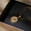 Om Symbol Pendant with Chain – Spiritual Alloy Necklace for Men | Free Size | Pack of 1
