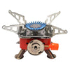 Ultra-Light Small Volume Folding Camping Butane Gas Stove Burner with Storage