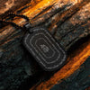 Devotional Ganpati Shlok Pendant with Chain – Stylish Alloy Tag for Men | Spiritual Wear | Pack of 1