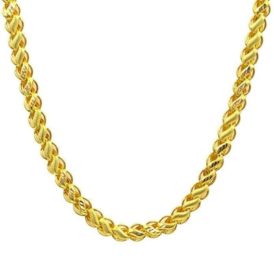 Latest Brass Gold Plated Chain for Men – Stylish Daily Wear Necklace | Pack of 1