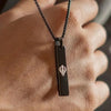Khanda Spiritual Mini Tag Pendant with Chain – Sikh Religious Alloy Necklace for Men | Free Size | Pack of 1