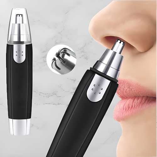Attractive Face Shaver – Cordless, Rechargeable Grooming Tool for Men | Nose & Ear Hair Trimmer with Stainless Steel Blades | Includes Battery, Charger & Cleaning Brush