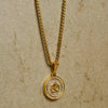 Om Symbol Pendant with Chain – Spiritual Alloy Necklace for Men | Free Size | Pack of 1