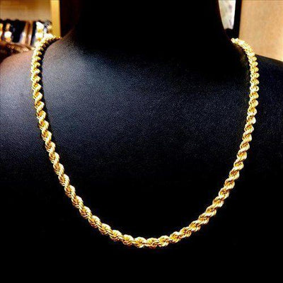 Latest Brass Gold Plated Chain for Men – Stylish Daily Wear Necklace | Pack of 1