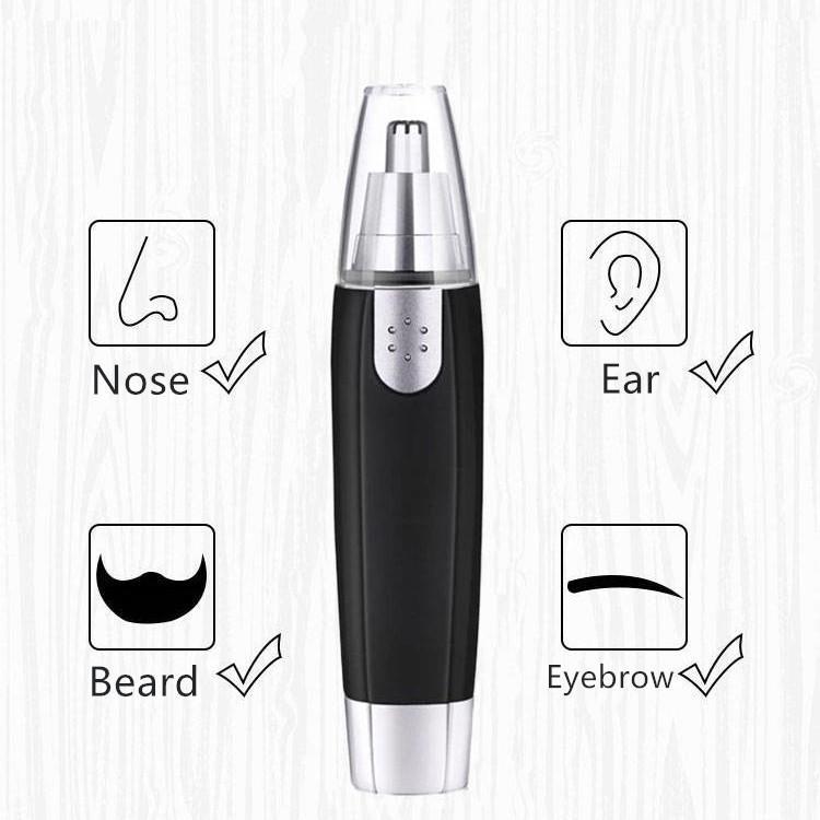 Attractive Face Shaver – Cordless, Rechargeable Grooming Tool for Men | Nose & Ear Hair Trimmer with Stainless Steel Blades | Includes Battery, Charger & Cleaning Brush