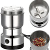 Mini Spice Coffee Grinder Electric Stainless Steel 10s Fast Grinding Multifunction Smash Machine Dry Grain Mill Grinder for Spices Powder Seeds Rice Beans Seaso