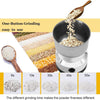 Mini Spice Coffee Grinder Electric Stainless Steel 10s Fast Grinding Multifunction Smash Machine Dry Grain Mill Grinder for Spices Powder Seeds Rice Beans Seaso