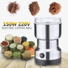 Mini Spice Coffee Grinder Electric Stainless Steel 10s Fast Grinding Multifunction Smash Machine Dry Grain Mill Grinder for Spices Powder Seeds Rice Beans Seaso