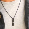 Khanda Spiritual Mini Tag Pendant with Chain – Sikh Religious Alloy Necklace for Men | Free Size | Pack of 1
