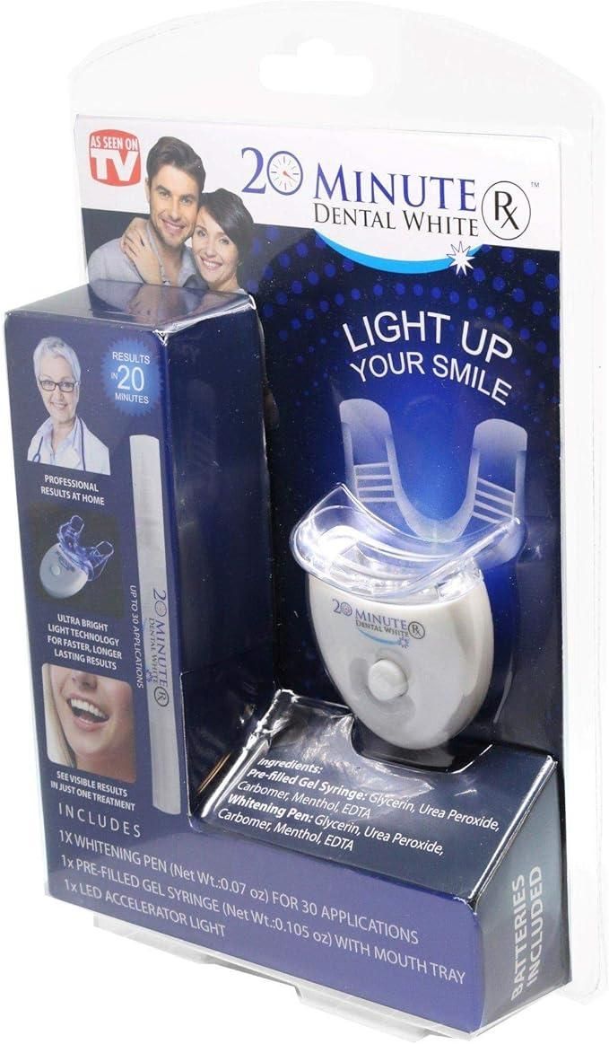 Whitecloud 20-Minute Teeth Cleaning & Whitening Kit – With Vitamin E Gel | Fast, Effective Dental Care at Home (1 Set)