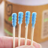 Cotton Swabs- 200 pcs Soft Wood Sticks Cotton Swabs