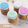 Cotton Swabs- 200 pcs Soft Wood Sticks Cotton Swabs