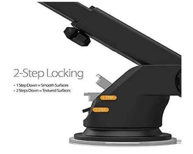 Revolex Zoom Star Pros Car Mobile Holder – All Dashboard Mount | Strong Grip | Adjustable & Rotatable | Black (Color May Vary)