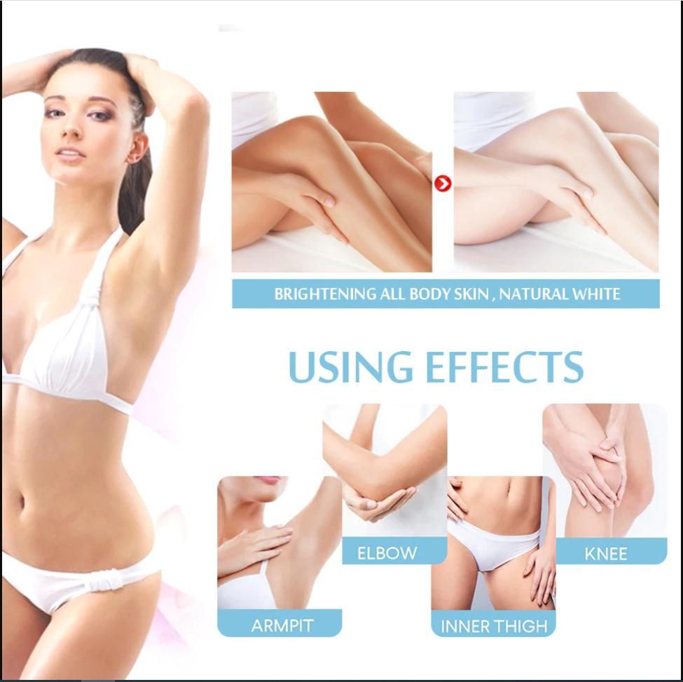 KURAIY Advanced Underarm Whitening Cream – 50g | Brightens Dark Spots on Underarms, Elbows, Knees & Inner Thigh | Vegan & Paraben-Free