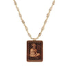 Original & Natural Tulsi Kanthi Mala with Hanuman Ji Locket Pendant – Pure Wooden Beads | Pack of 2 | Spiritual Wear for Men