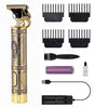Hair Trimmer For Men Buddha Style | Golden Buddha Style Professional Hair Trimmer for Men – Retro Close-Cut Clipper with Adjustable Blades, Precision Shaver & Oil Head Grooming Machine