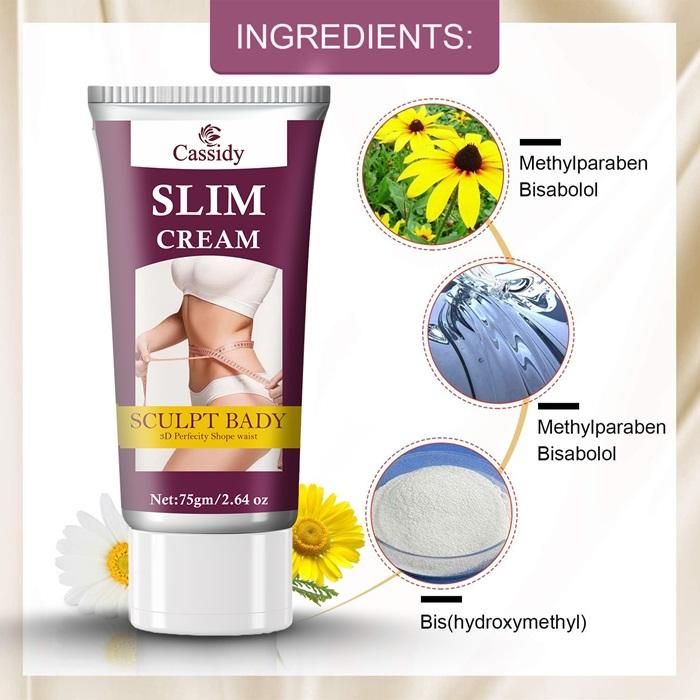 Slim Cream Sculpt Body – Toning & Firming Cream for Targeted Fat Reduction | 75gm Each (Pack of 2) | For All Skin Types