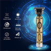 Hair Trimmer For Men Buddha Style | Golden Buddha Style Professional Hair Trimmer for Men – Retro Close-Cut Clipper with Adjustable Blades, Precision Shaver & Oil Head Grooming Machine