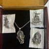Buy 1 Get 3 Free Oxidised Pendant Chain Set – Pack of 4 | Unisex | Alloy Material