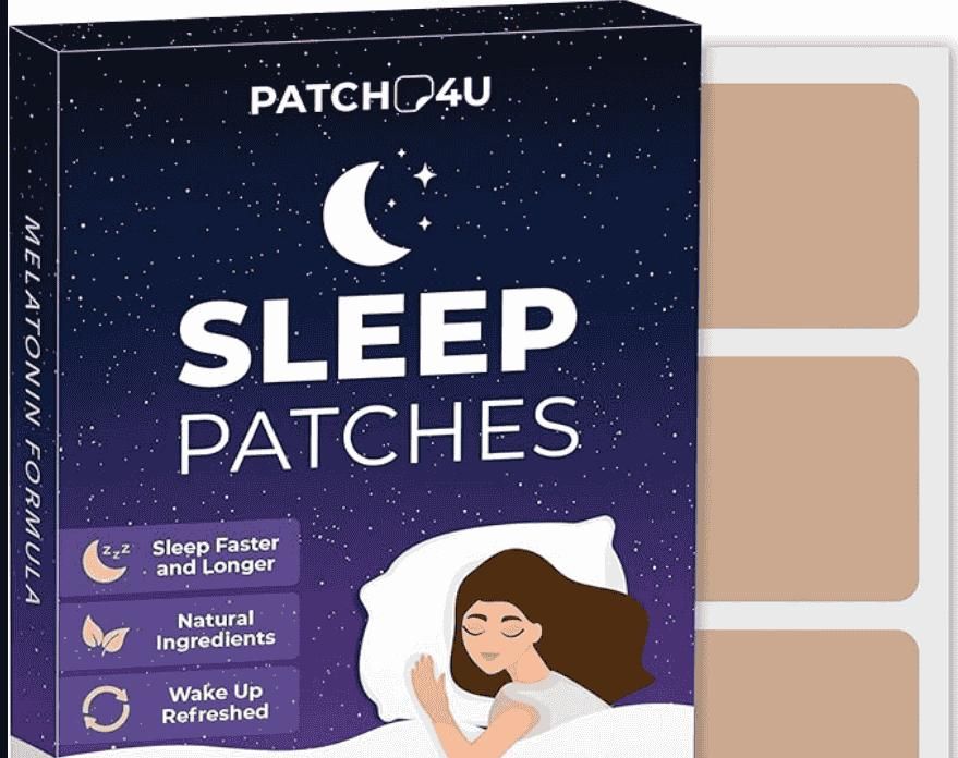 10 Sleep Patches – Natural Sleep Aid for Restful Nights & Energized Mornings | Easy Peel & Stick | Pack of 1