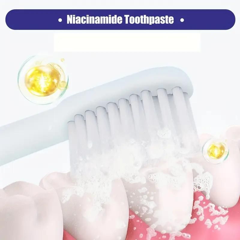 Nicotinamide Toothpaste – 200g Each (Pack of 2) | Enriched with Niacinamide for Stain Removal & Whiter Smile