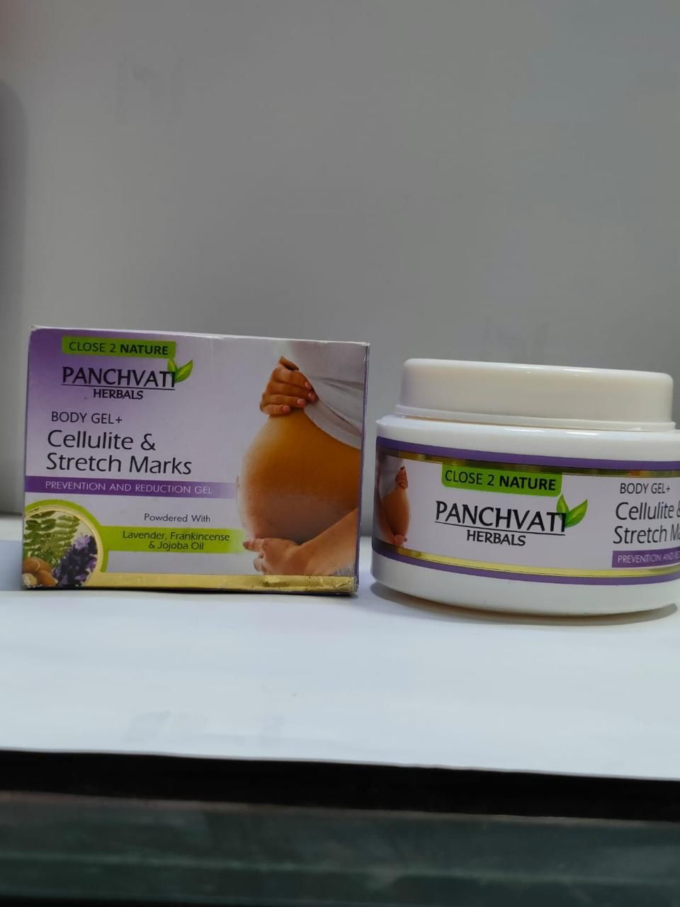 Panchvati Herbal Body Gel for Stretch Marks 100gm – Enriched with Natural Oils & Gotu Kola | Firms, Hydrates & Reduces Scars | For Women