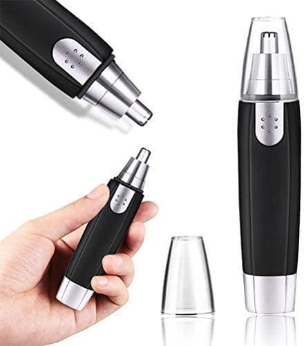 Nose Hair Trimmer Battery-Operated Ear and Nose Hair Trimmer Clipper Painless |  for Men & Women, Compact & Lightweight