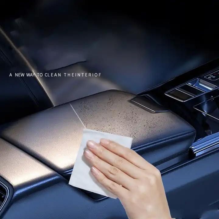 Winkelen Car Cleaning Wipes – 80 PCS | White, Durable & Multipurpose | Pack of 1