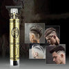 Hair Trimmer For Men Buddha Style | Golden Buddha Style Professional Hair Trimmer for Men – Retro Close-Cut Clipper with Adjustable Blades, Precision Shaver & Oil Head Grooming Machine