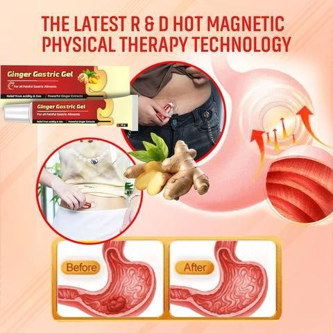 Ginger Gastric Gel 50g | Fast Relief from Acidity, Gas & Bloating | Natural Ginger Extract Formula | Pack of 1