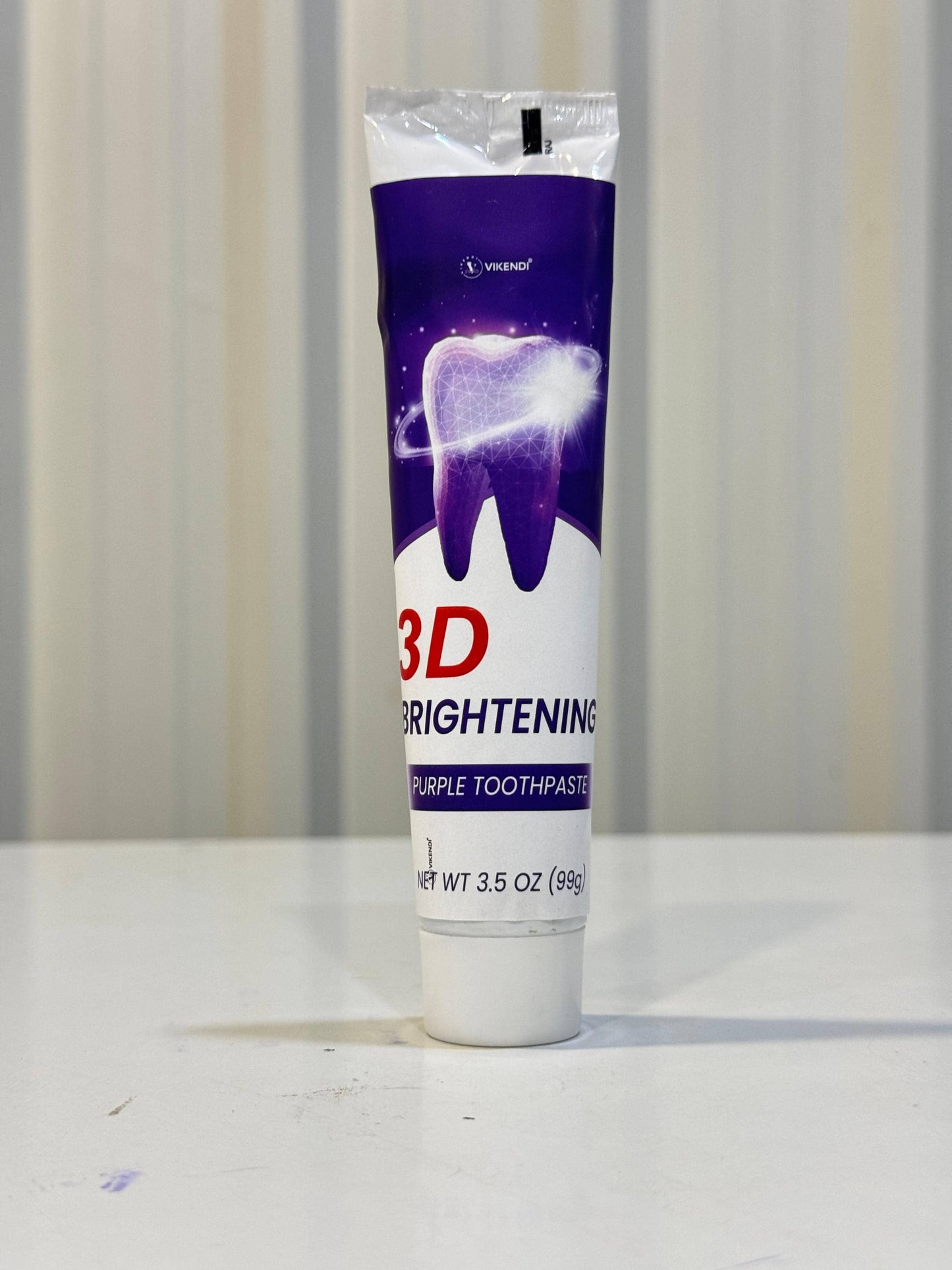 3D Brightening Purple Toothpaste – 200g Each (Pack of 2) | Deep Clean, Moisturizing Formula for Whiter Teeth & Fresh Breath