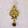 Panchmukhi Rudraksha Mala with OM & Shiva Trishool Pendant – Spiritual Alloy Necklace for Men | Pack of 1