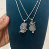 Krishna & Shreenathji Pendant with Chain – Silver Alloy Combo | Buy 1 Get 1 Free