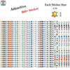 3D Premium Switch Stickers – 149 Assorted Vinyl Stickers for Home & Office Decor | Easy to Apply & Remove