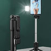 Extendable Flash 3-in-1 Selfie Stick Tripod with Bluetooth Remote | Compatible with iPhone/OnePlus/Samsung/Oppo/Vivo and All Phones
