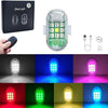7 Colors USB Rechargeable Flashing LED Lights | High Brightness Mini Flashing Light for Drone, Bike, Car, Motorcycle – Multi-Mode Safety Light (Pack of 1)