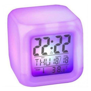 LED Colorful Digital Clock #digitalclock