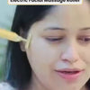 24K Gold Energy Beauty Bar – Electric Facial Massage Roller for Face, Neck & Head | T-Shaped Vibrating Tool for Lifting, Firming & Skin Rejuvenation | Battery Powered